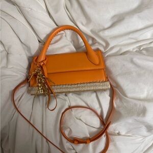 Jacquemus Orange Le Chiquito Long Cordao Bag